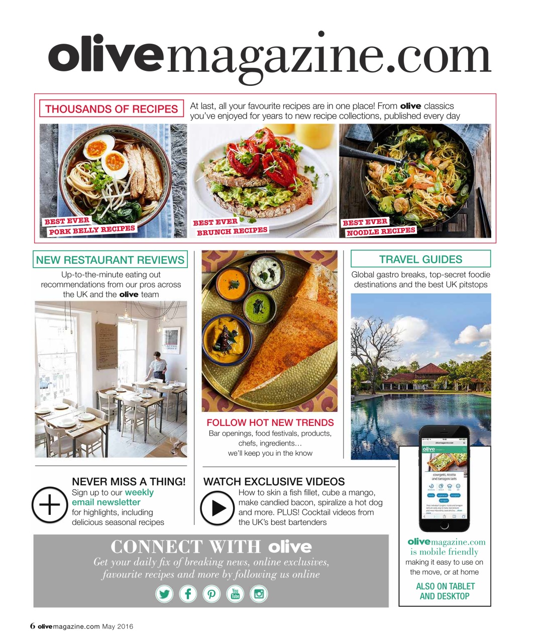 Olive Magazine Preview Pages