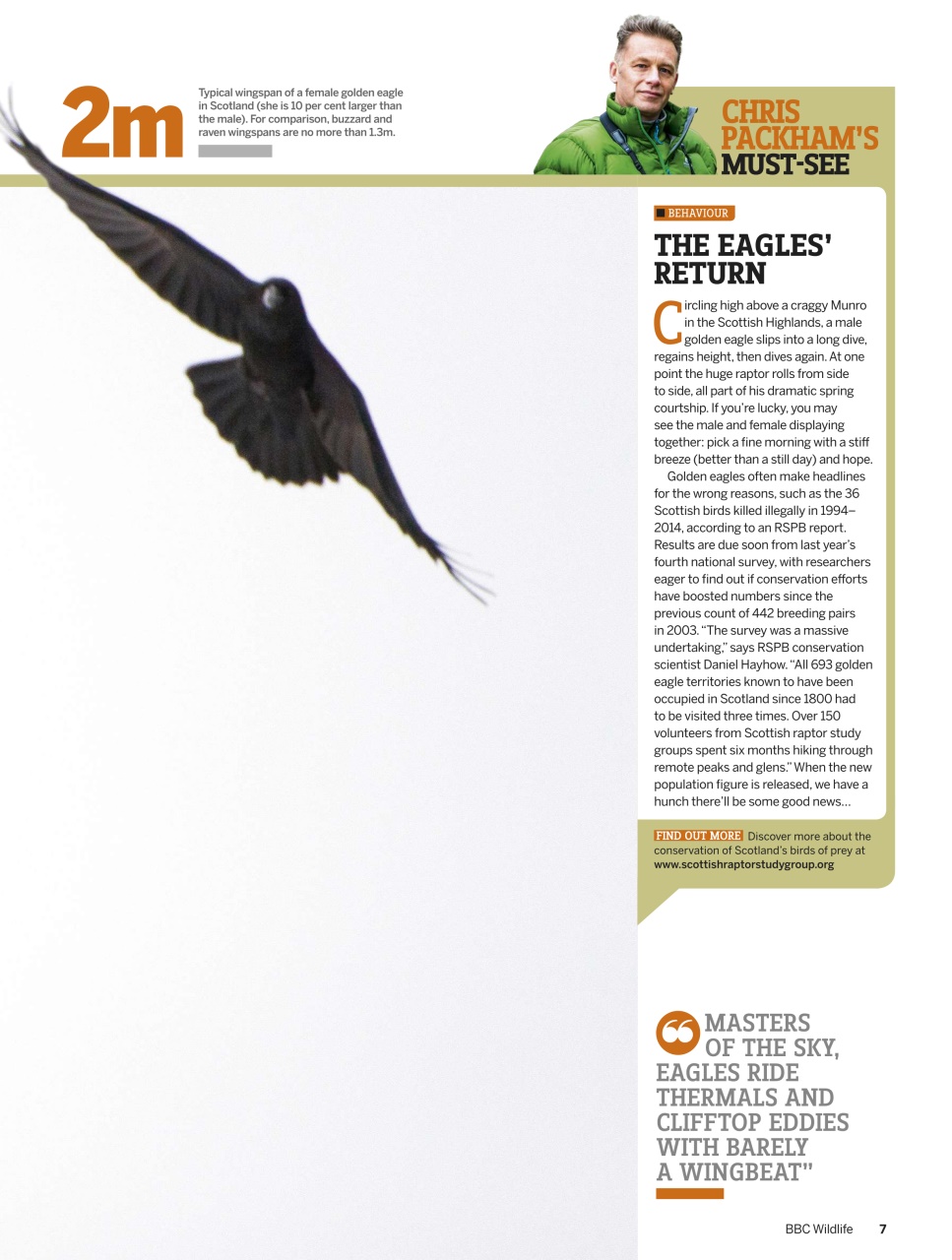 BBC Wildlife Magazine Preview Pages