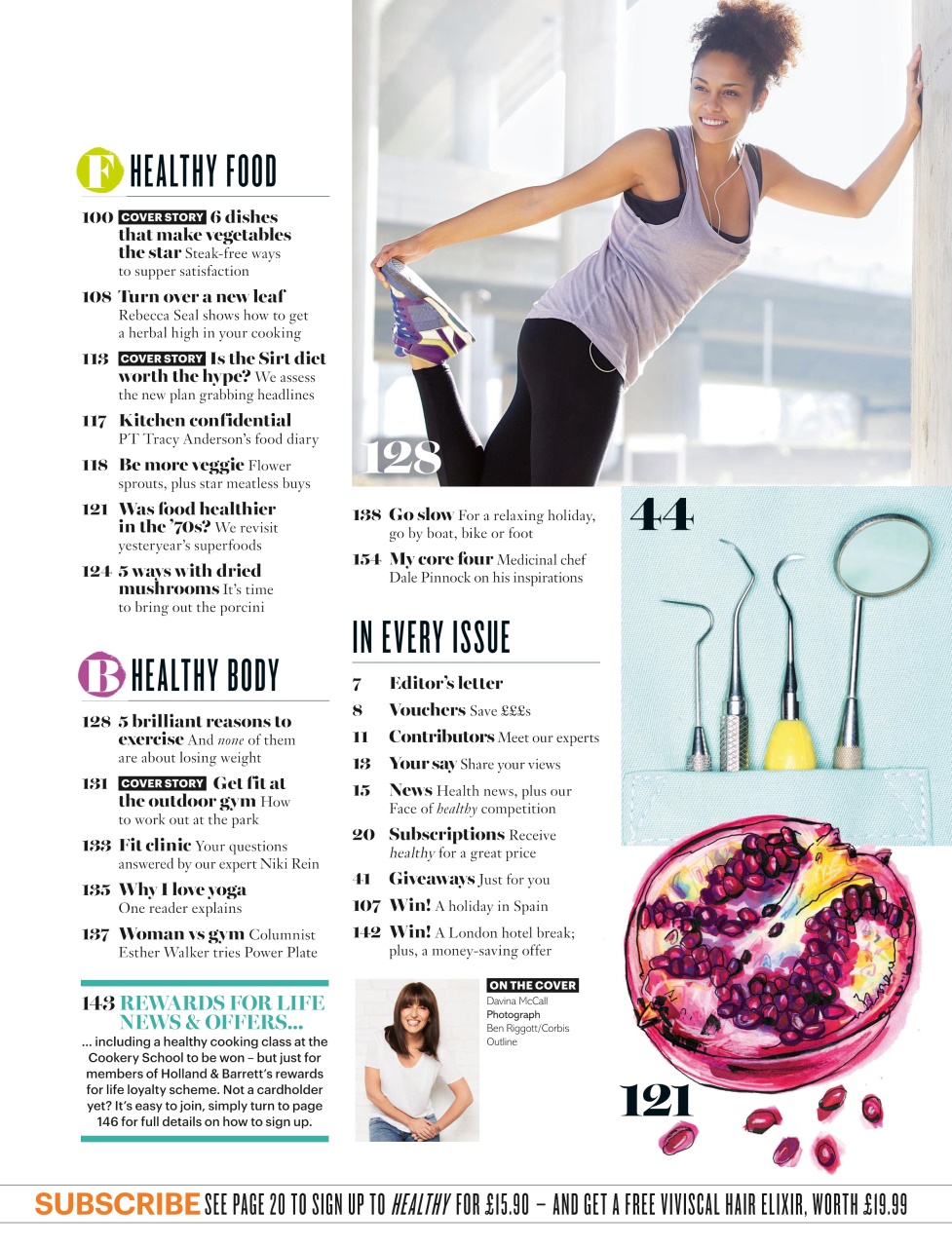 Healthy Magazine Preview Pages
