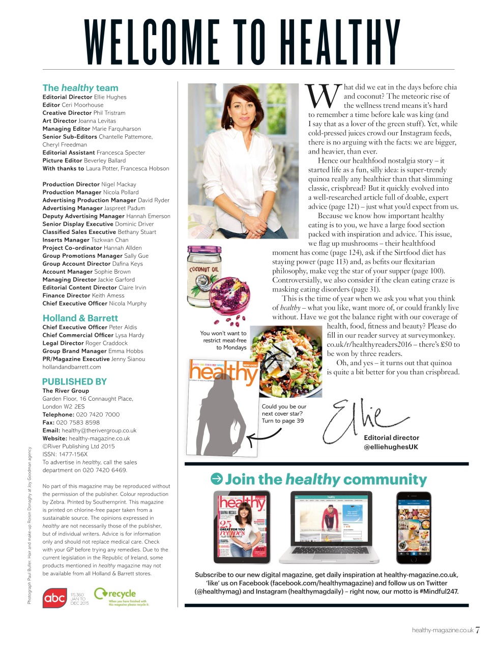 Healthy Magazine Preview Pages