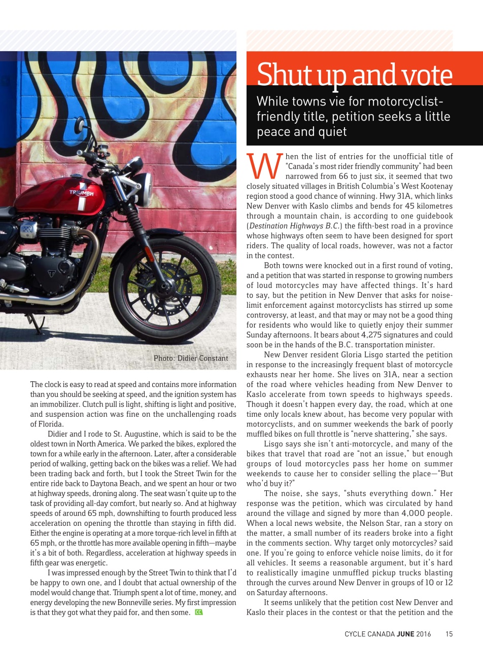 Cycle Canada Preview Pages