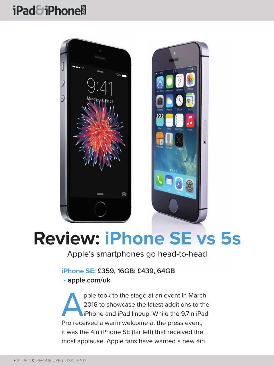 iPad and iPhone User Preview Pages