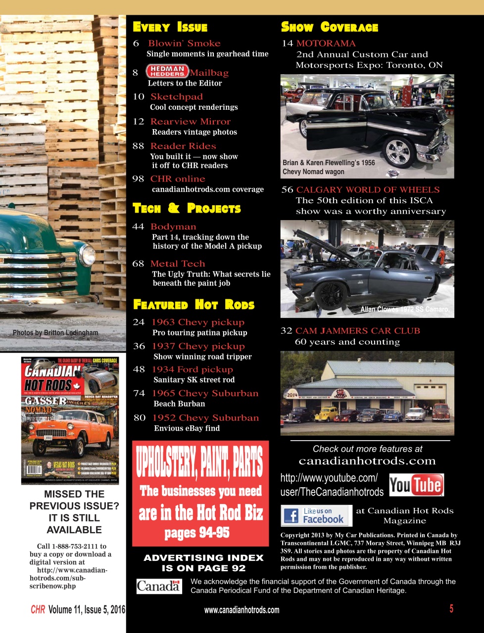 Canadian Hot Rods Preview Pages