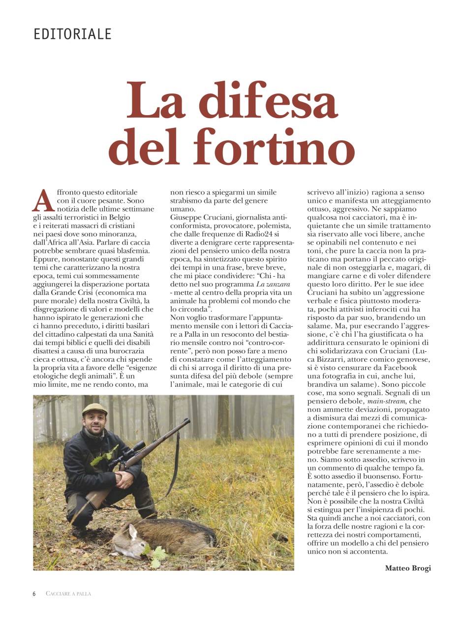 Caccia Magazine Preview Pages