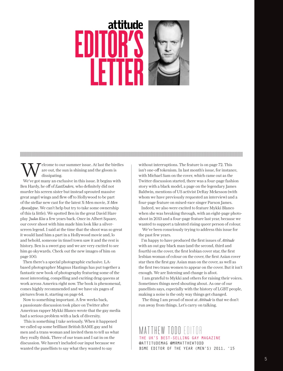 Attitude Preview Pages