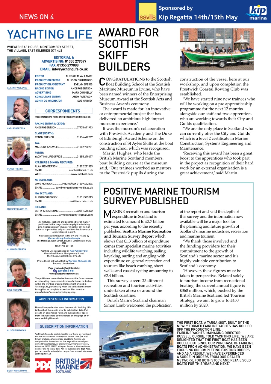 Yachting Life Preview Pages