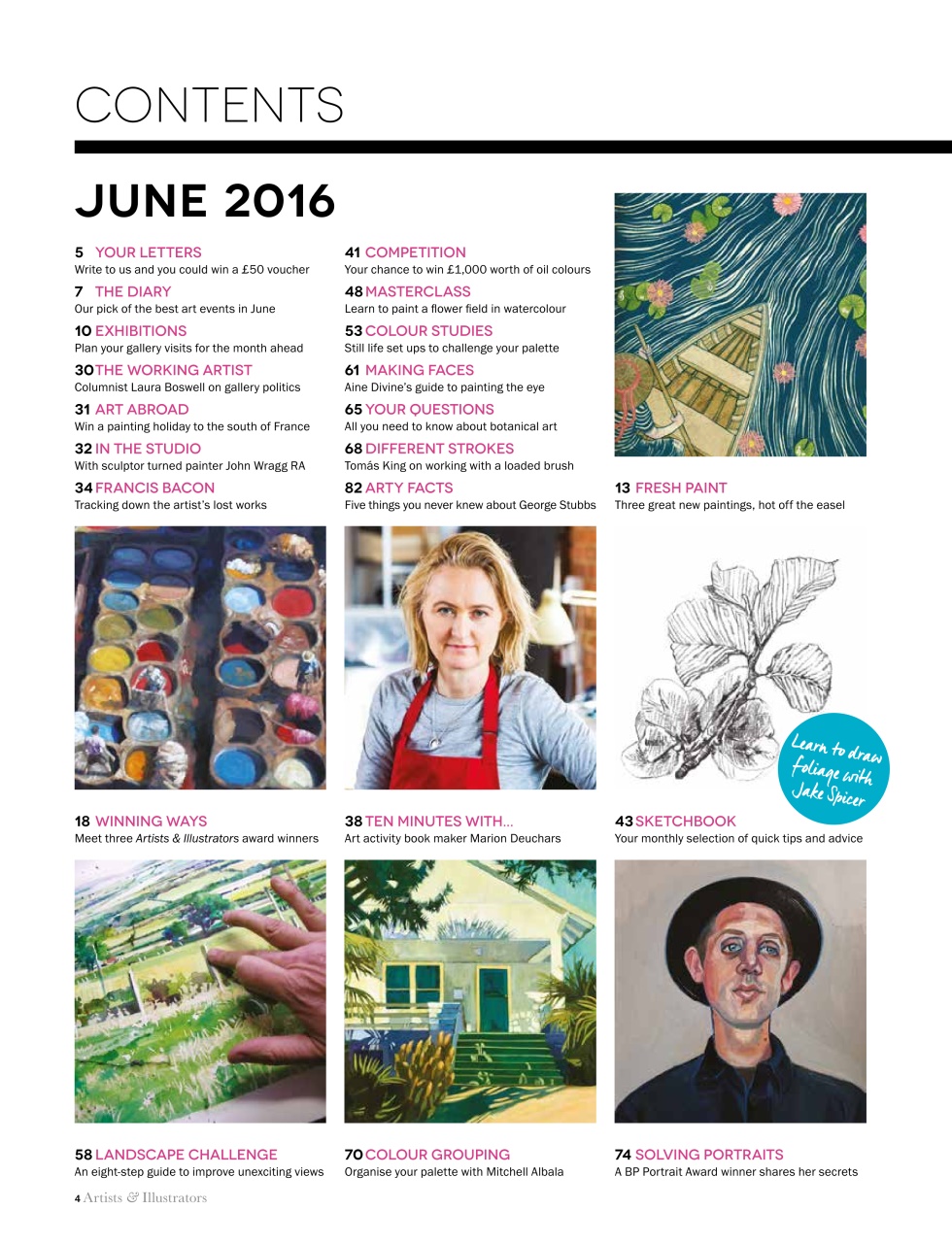 Artists & Illustrators Preview Pages