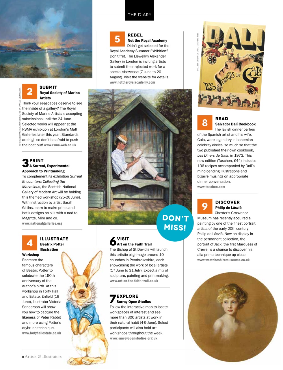 Artists & Illustrators Preview Pages