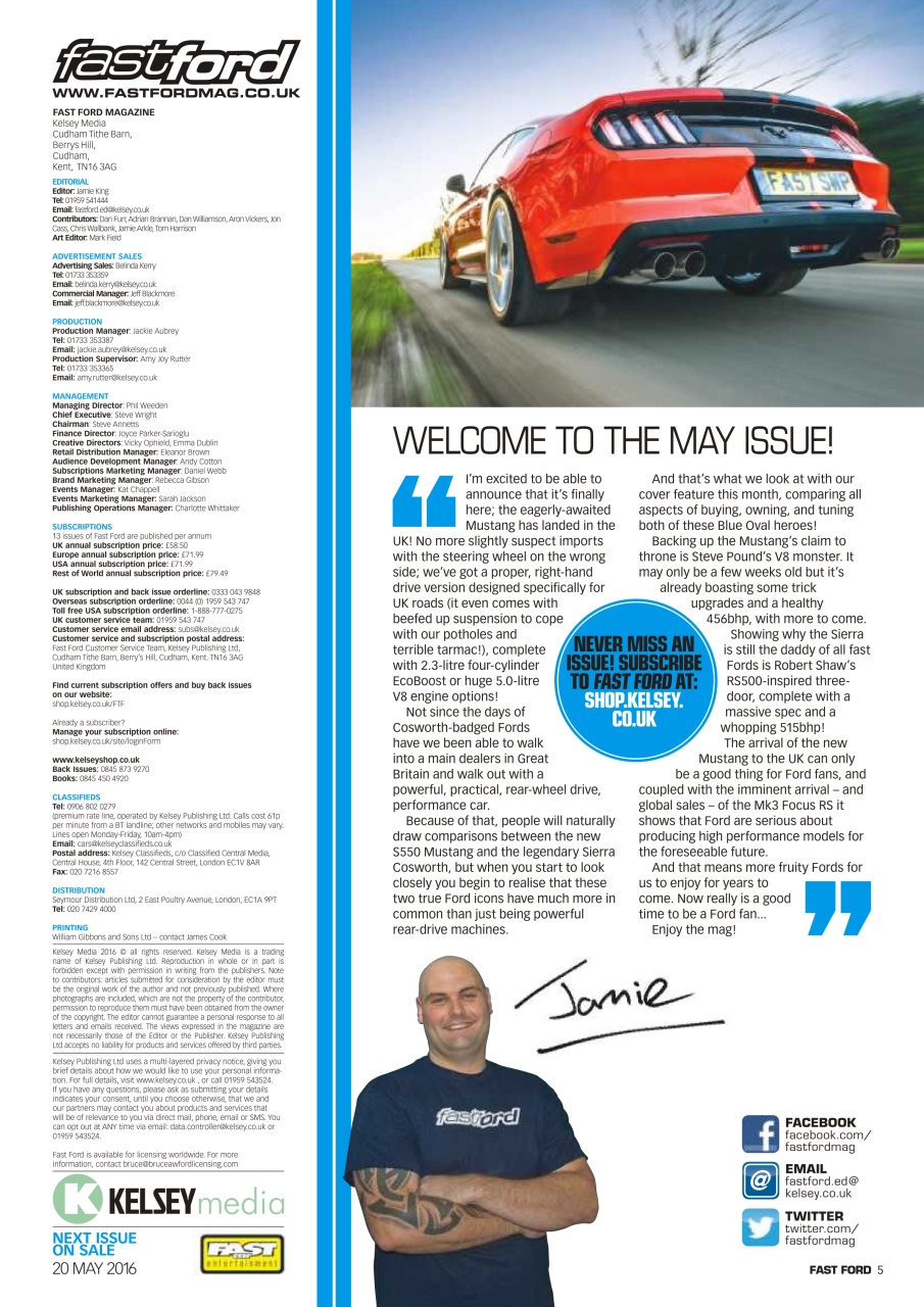 Fast Ford Preview Pages