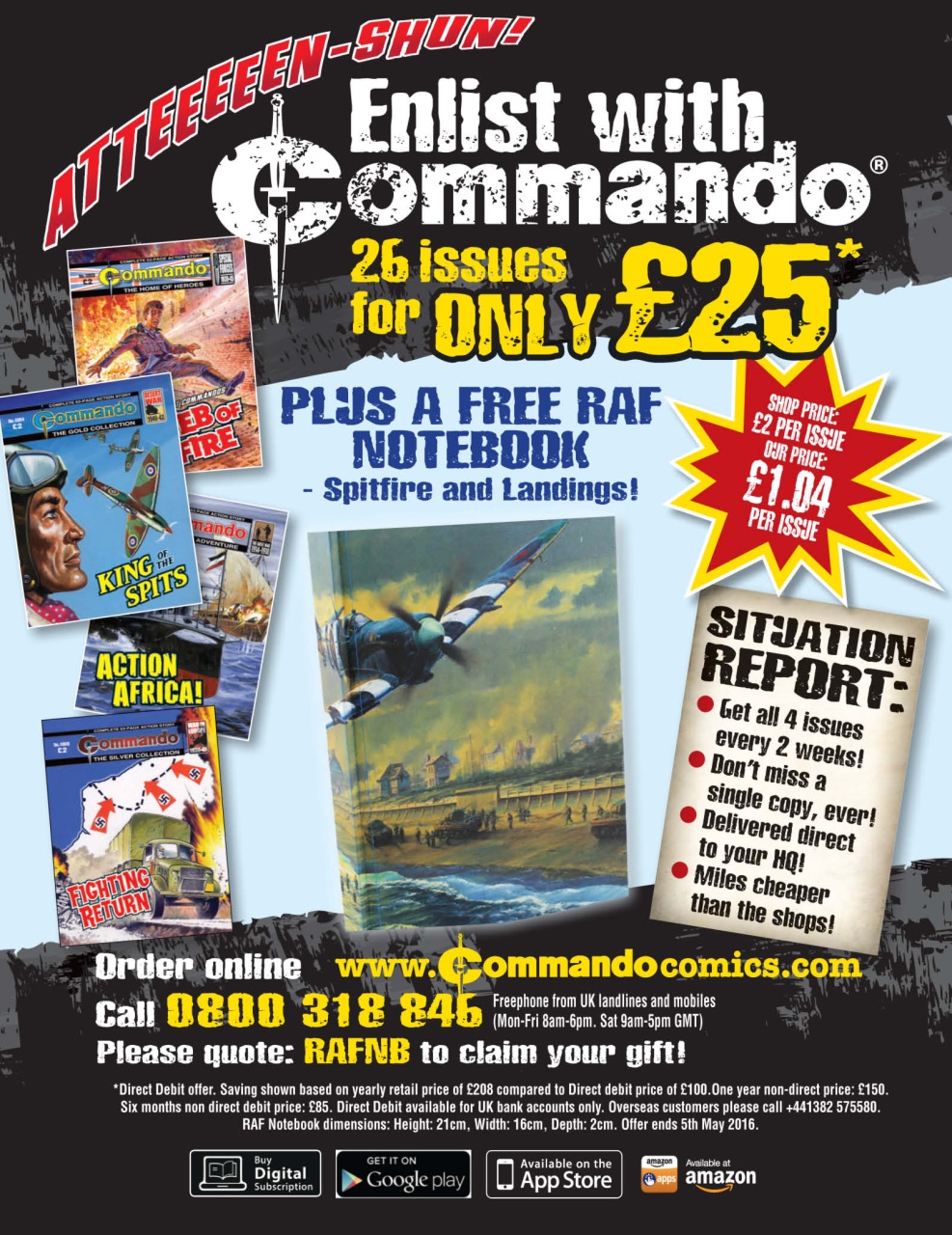 Commando Preview Pages