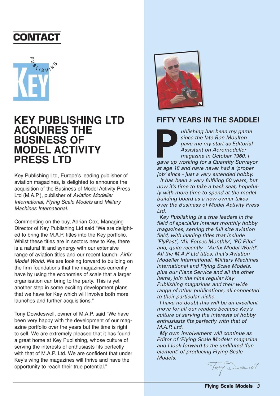 Flying Scale Models Preview Pages