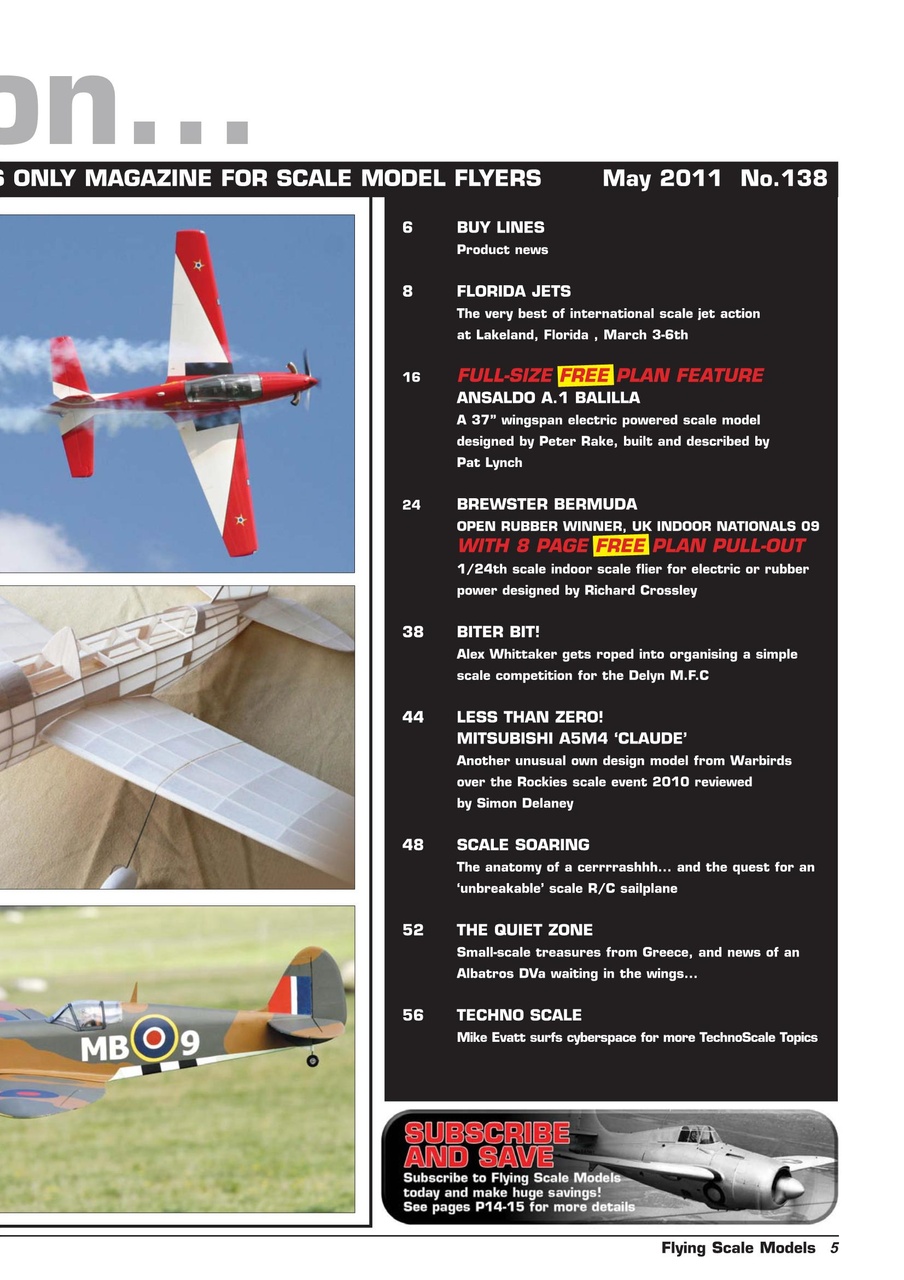 Flying Scale Models Preview Pages