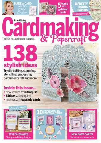 Cardmaking & Papercraft issue May 2016