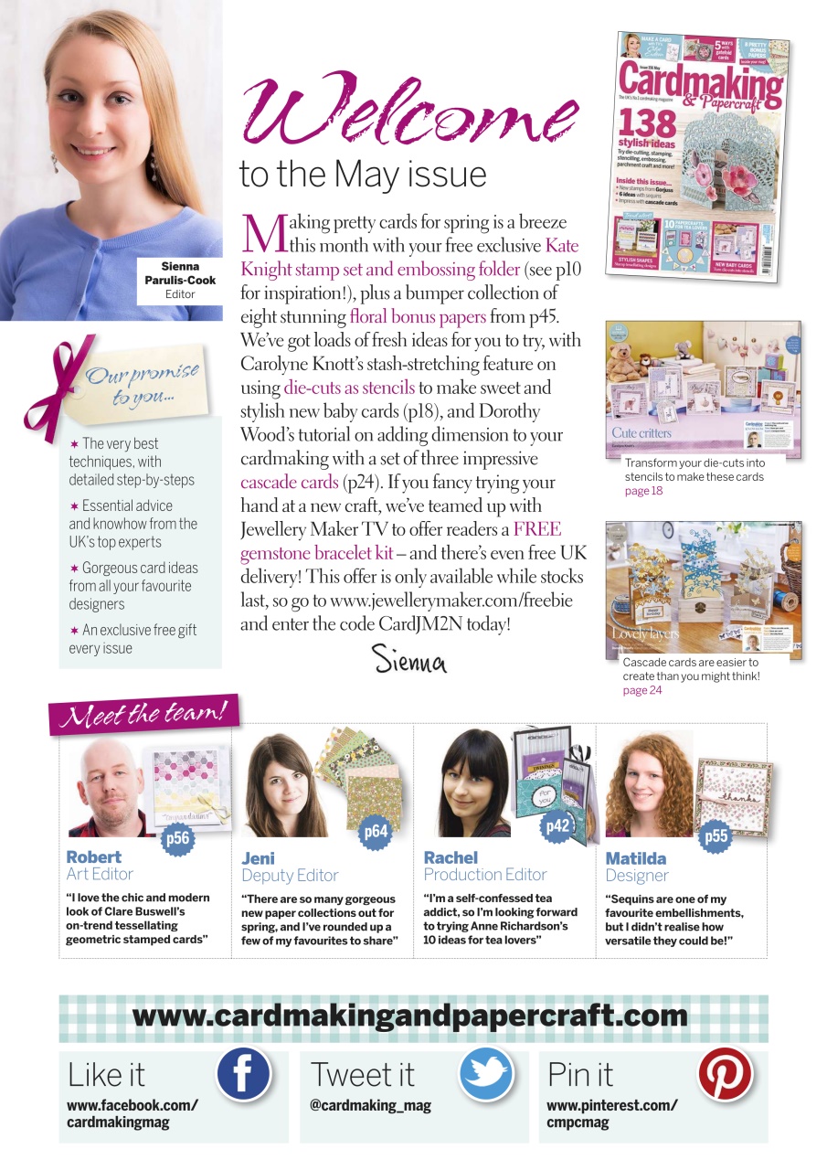 Cardmaking & Papercraft Preview Pages