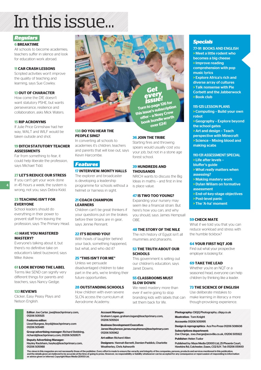 Teach Primary Preview Pages