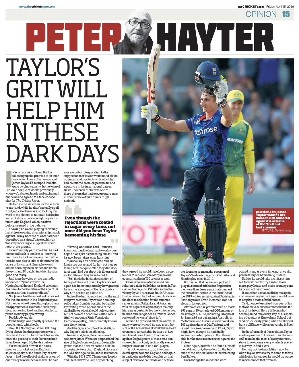 The Cricket Paper Preview Pages