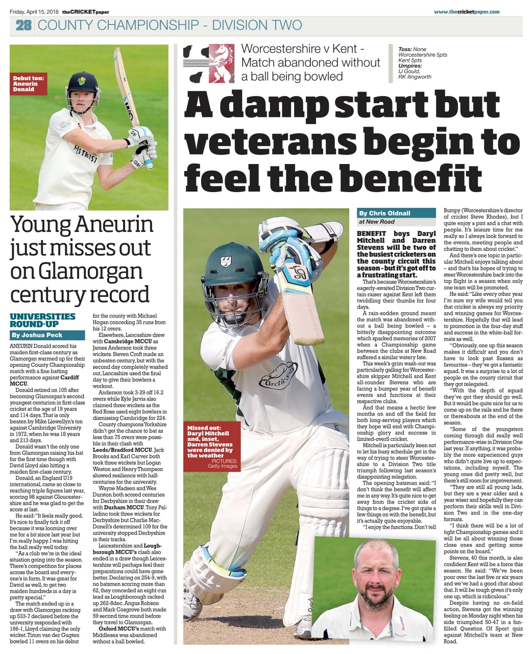 The Cricket Paper Preview Pages