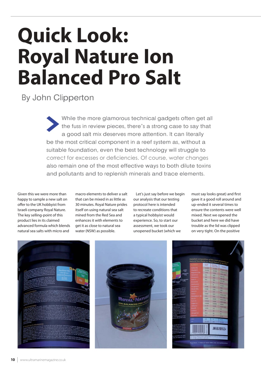 UltraMarine Magazine Preview Pages