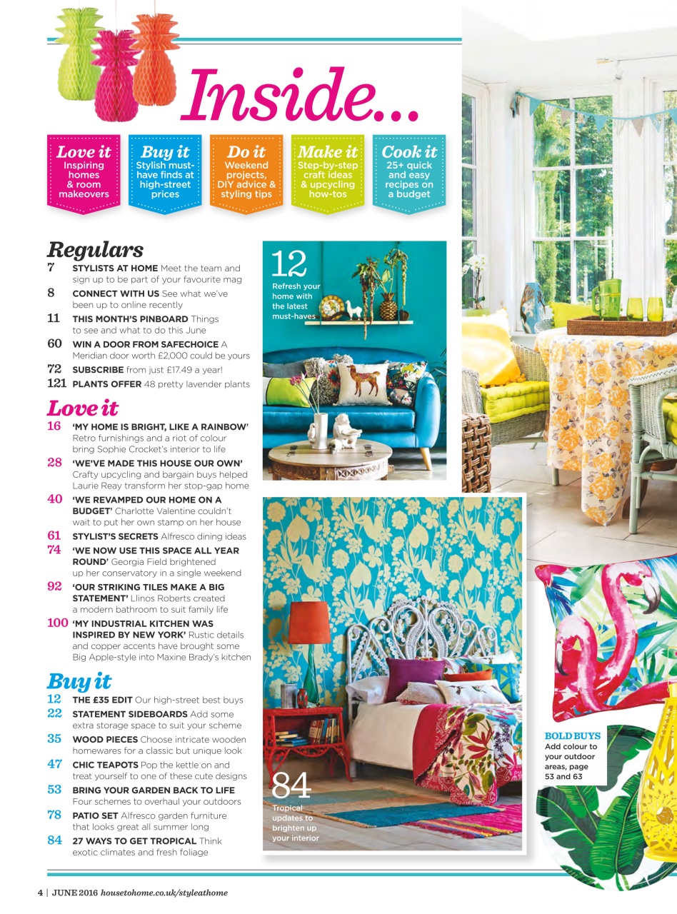 Style at Home Preview Pages