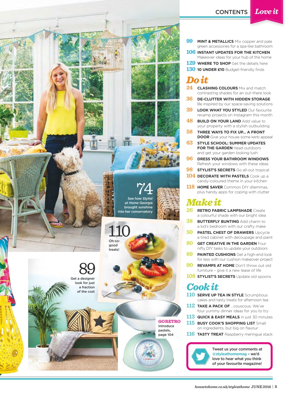 Style at Home Preview Pages