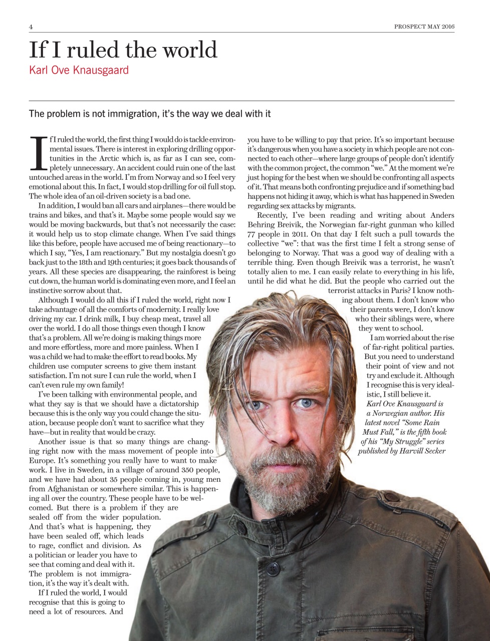 Prospect Magazine Preview Pages