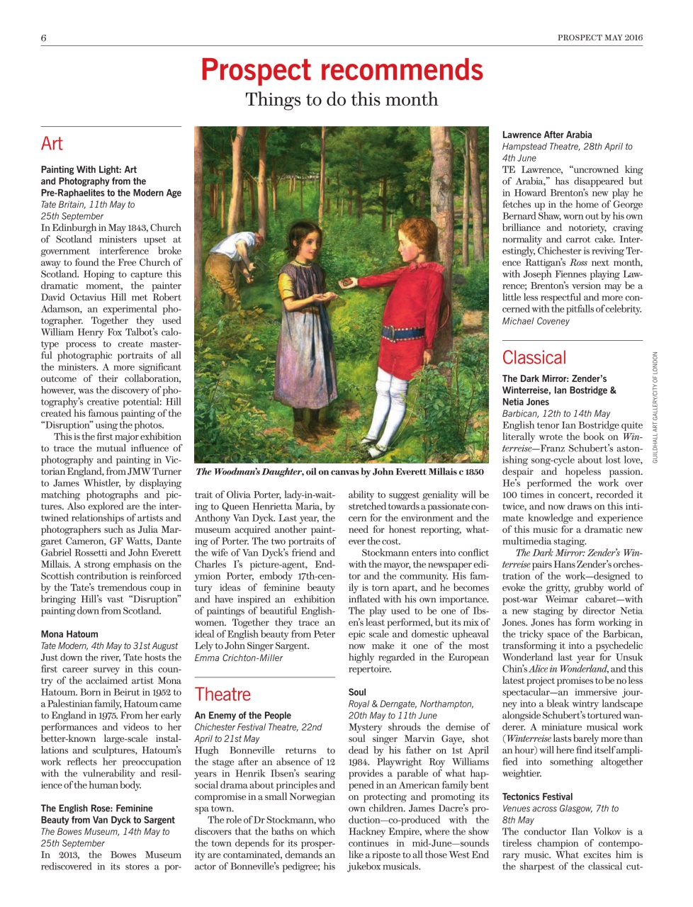 Prospect Magazine Preview Pages