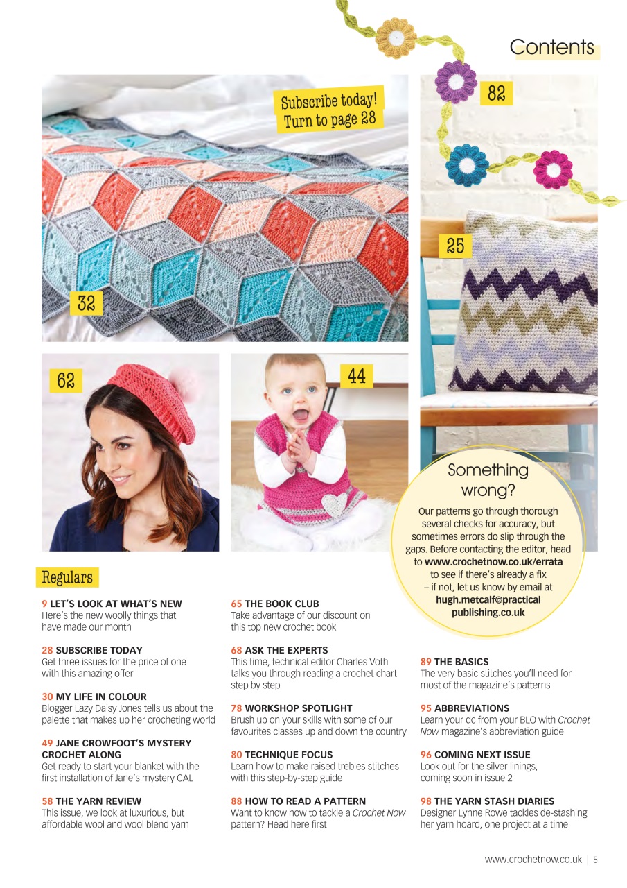 Crochet Now Magazine Preview Pages