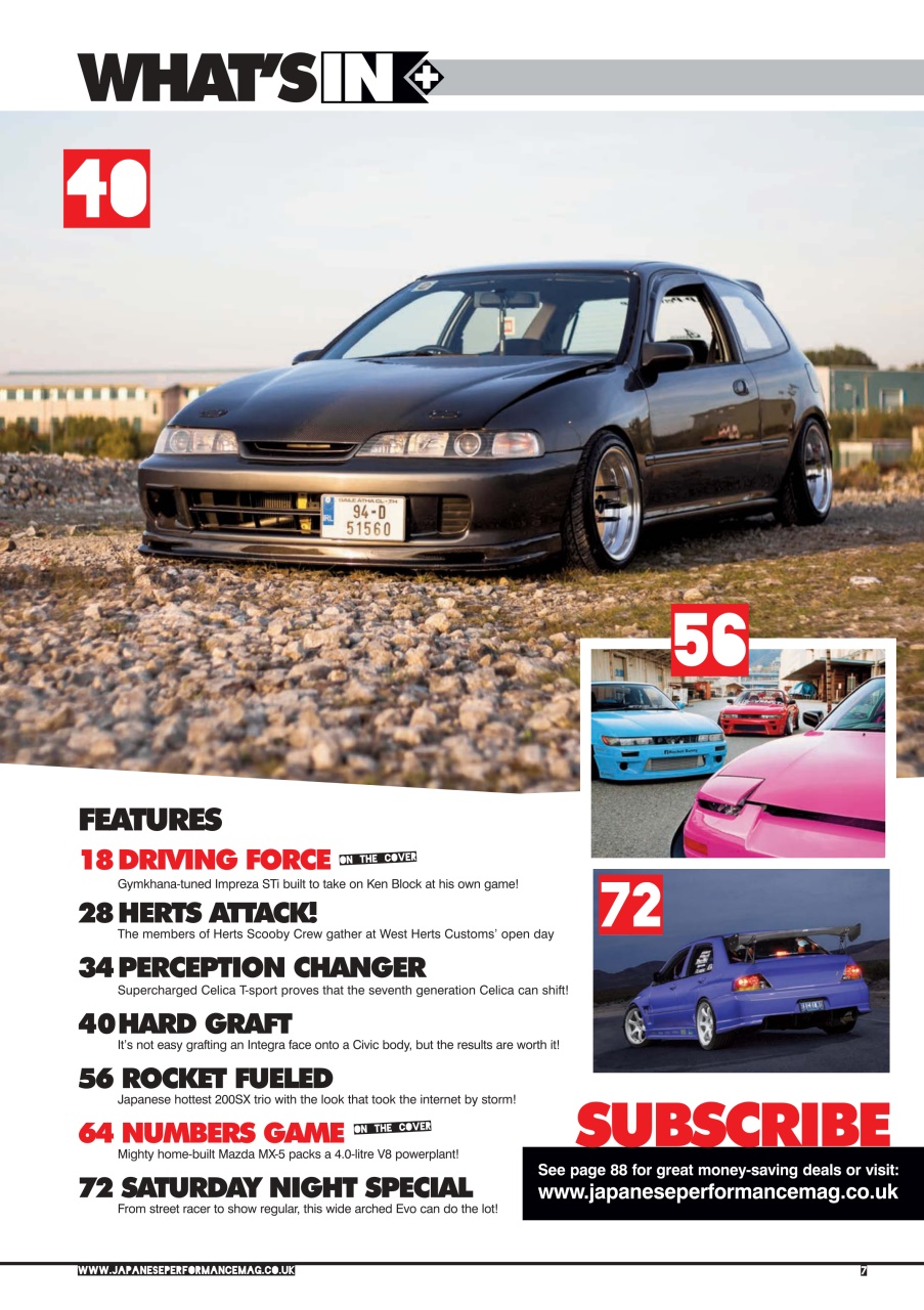 Japanese Performance Preview Pages