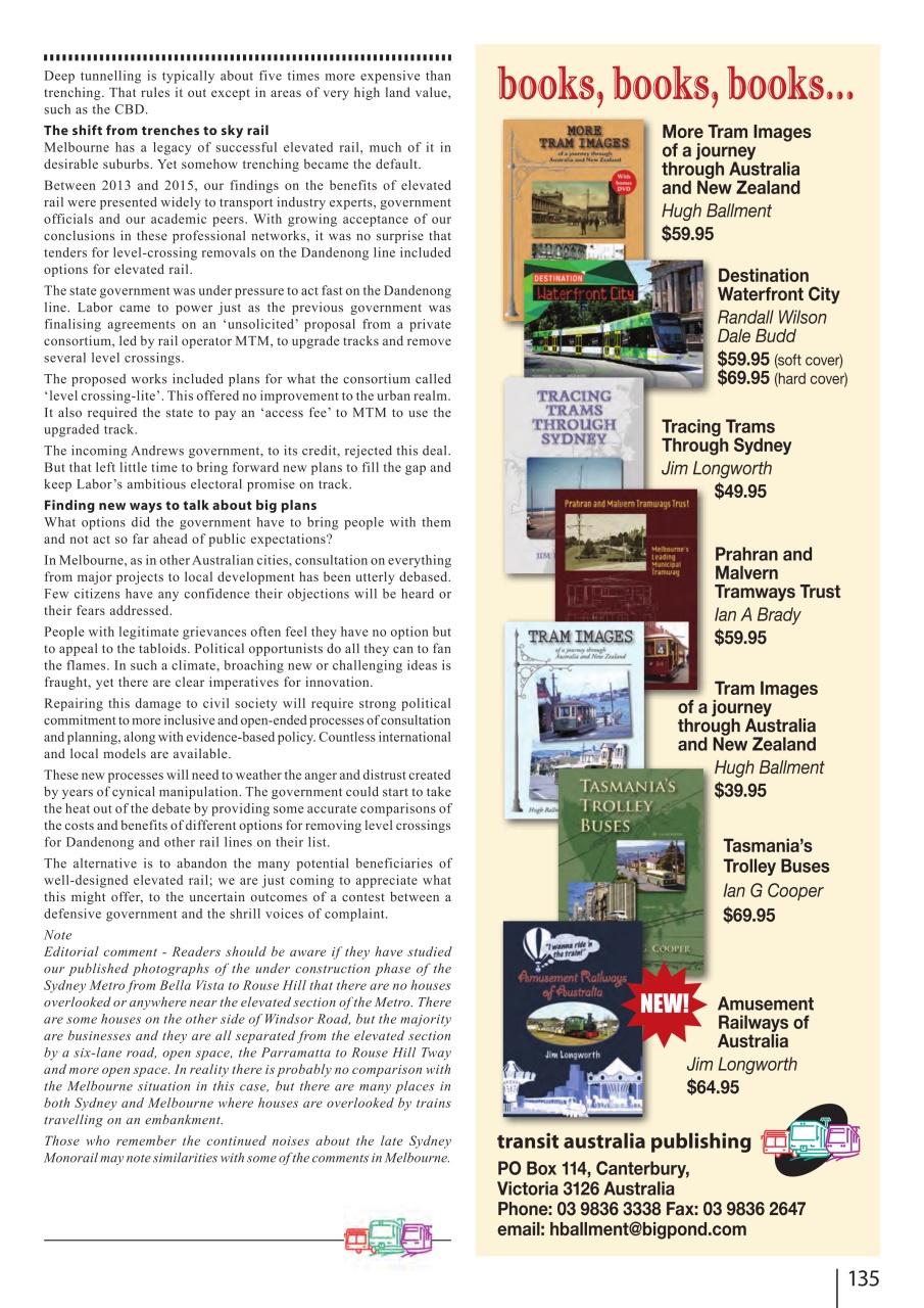 Transit Australia Preview Pages