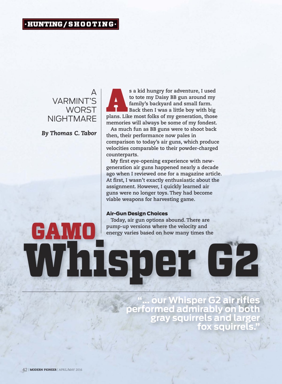Modern Pioneer Preview Pages