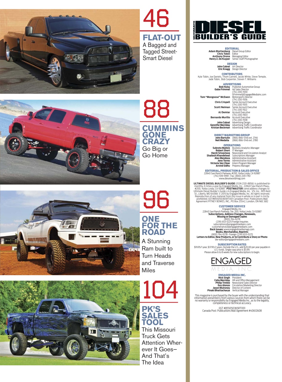 Ultimate Diesel Builders Guide Preview Pages