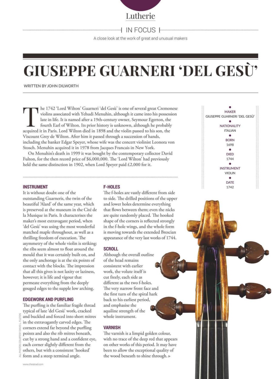 The Strad Preview Pages