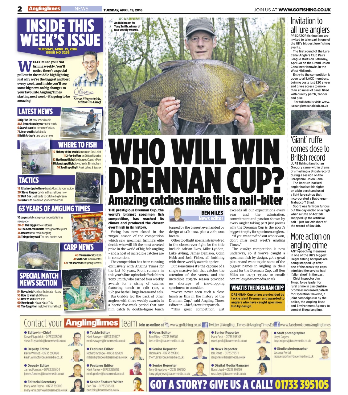 Angling Times Preview Pages