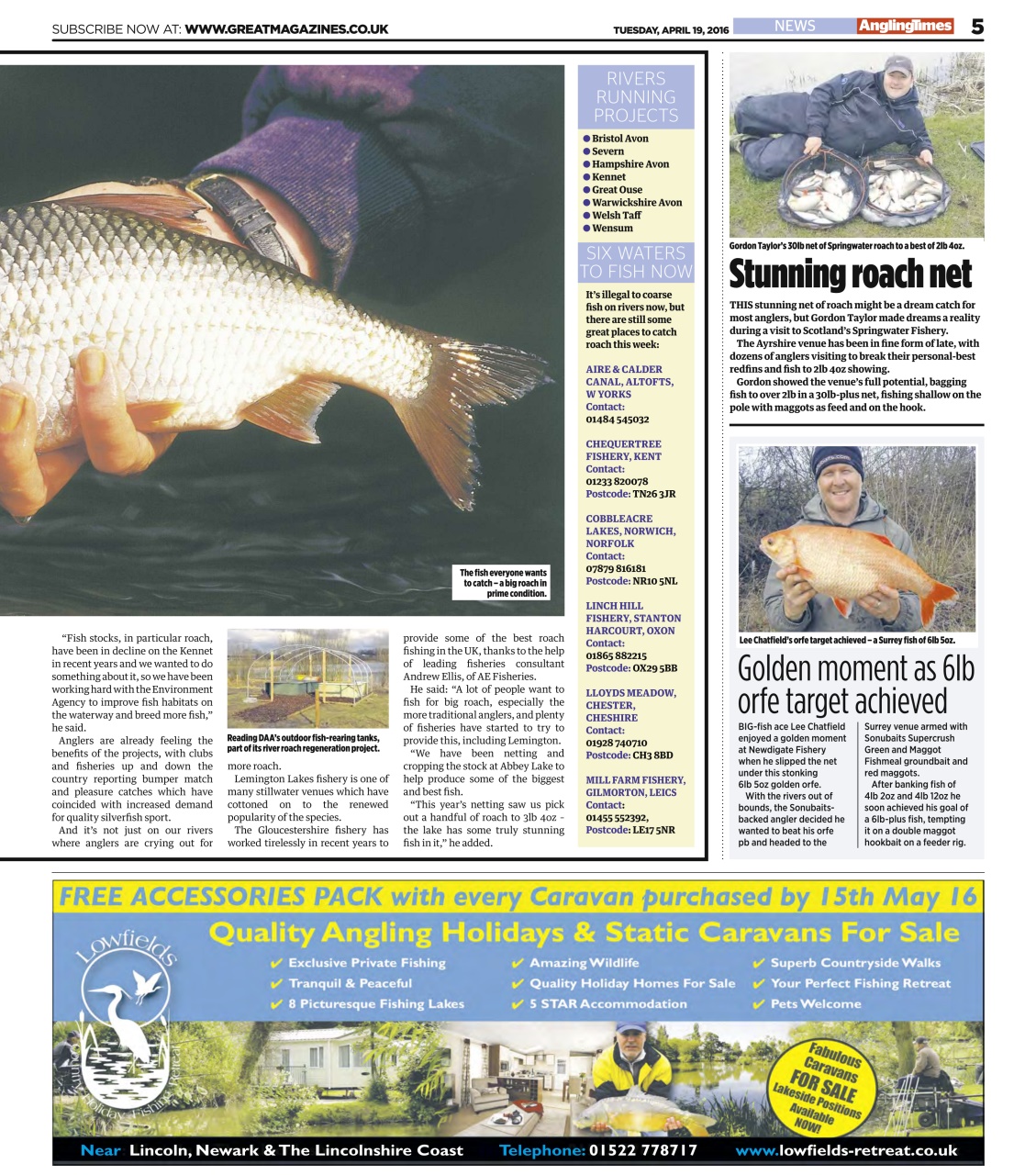 Angling Times Preview Pages