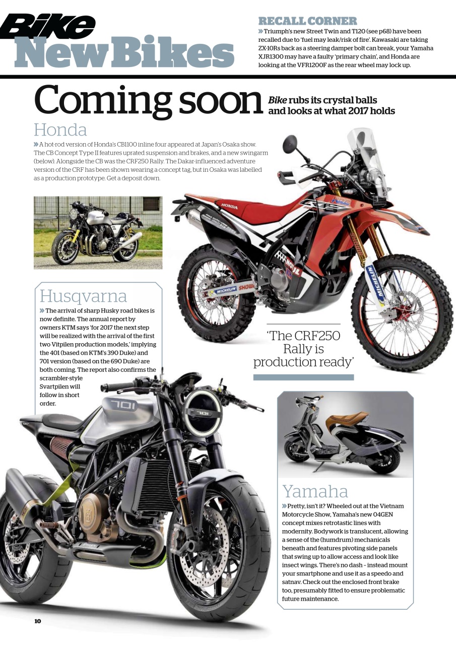 Bike Preview Pages