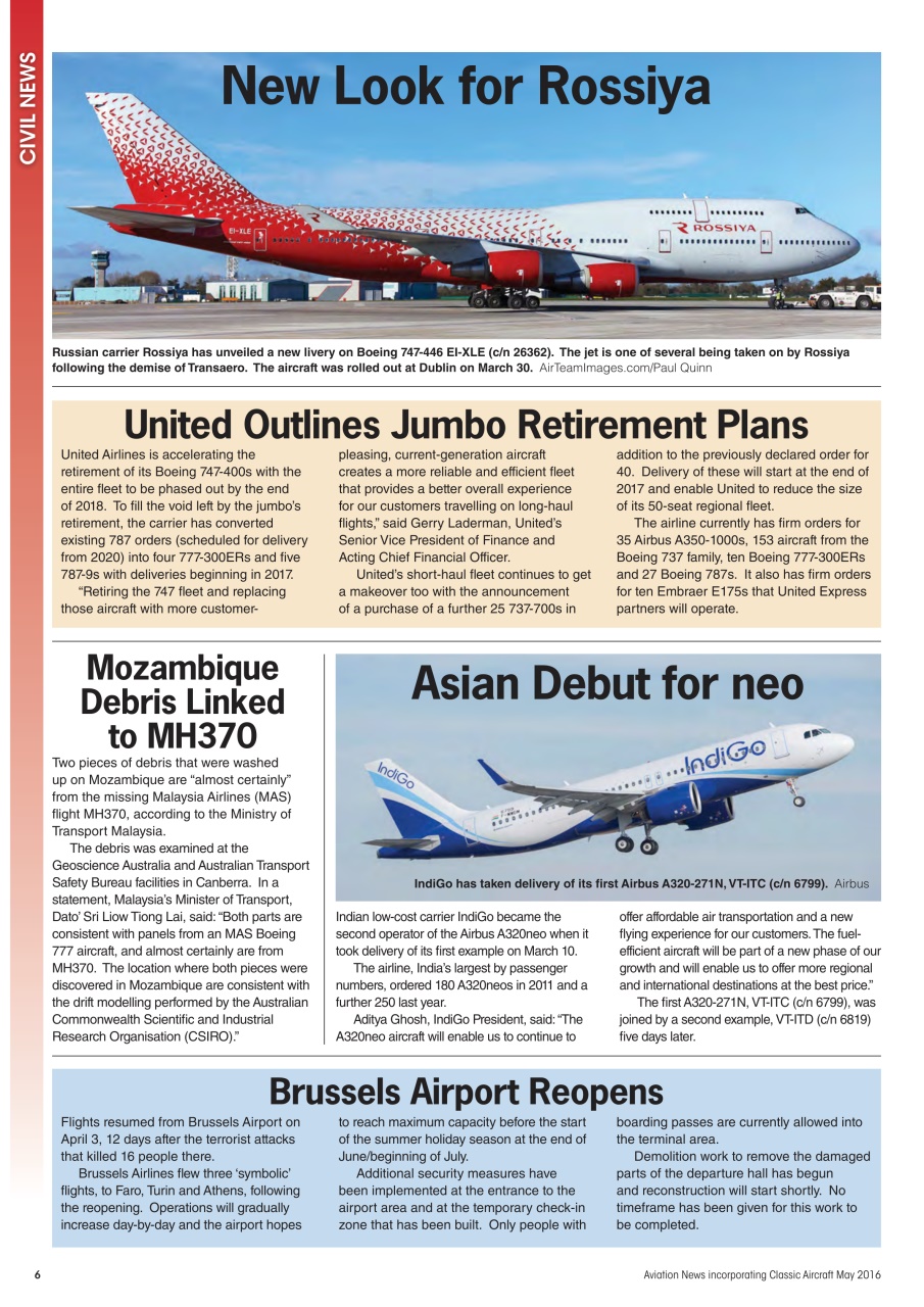 Aviation News Preview Pages