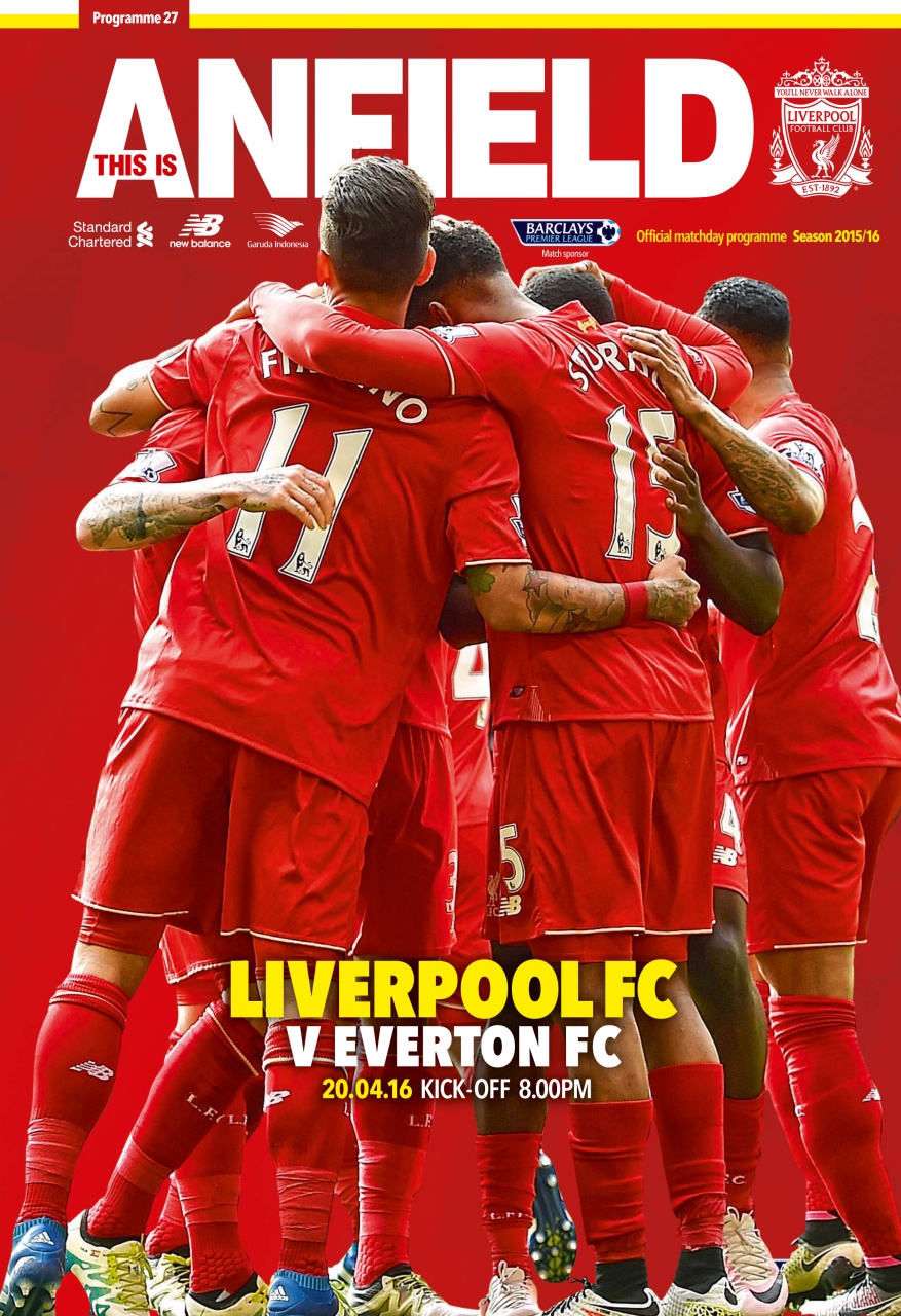 Liverpool FC Programmes Preview Pages
