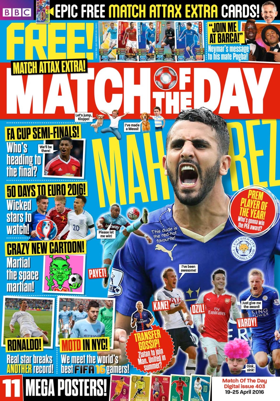 Match of the Day Preview Pages