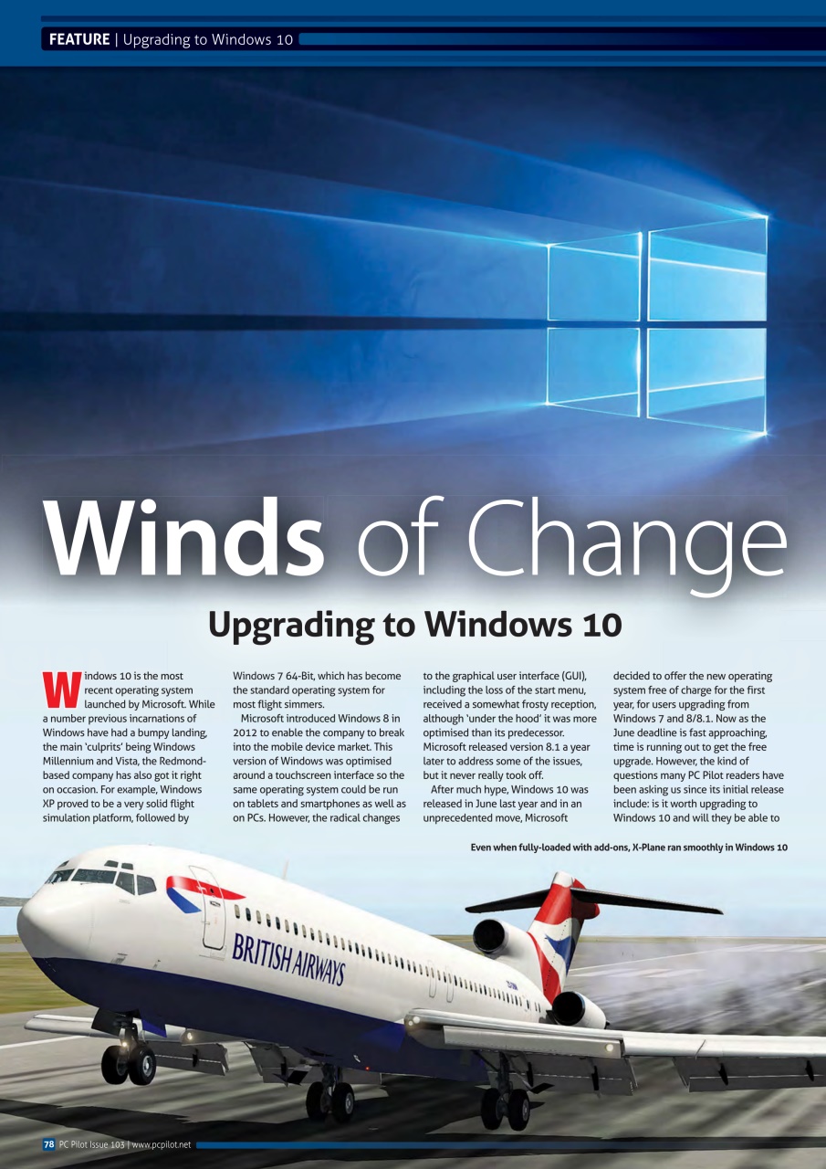 PC Pilot Preview Pages