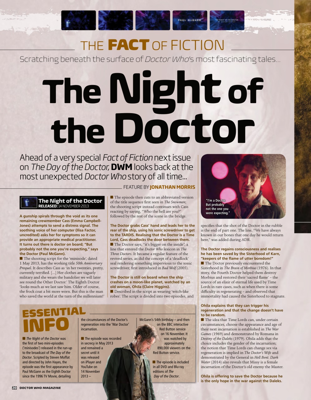 Doctor Who Magazine Preview Pages