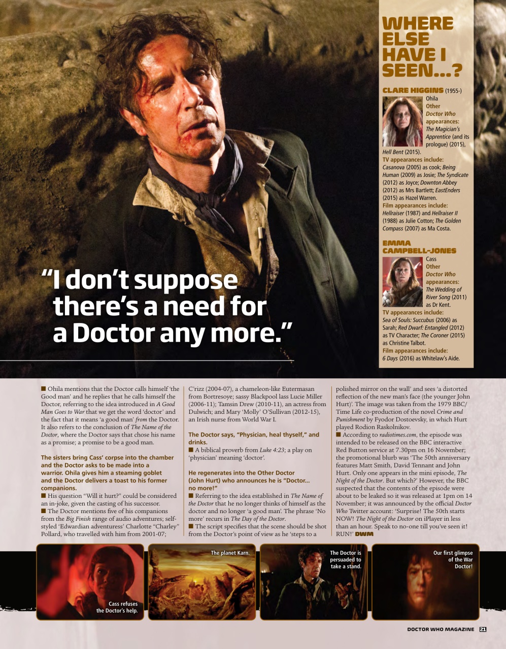 Doctor Who Magazine Preview Pages