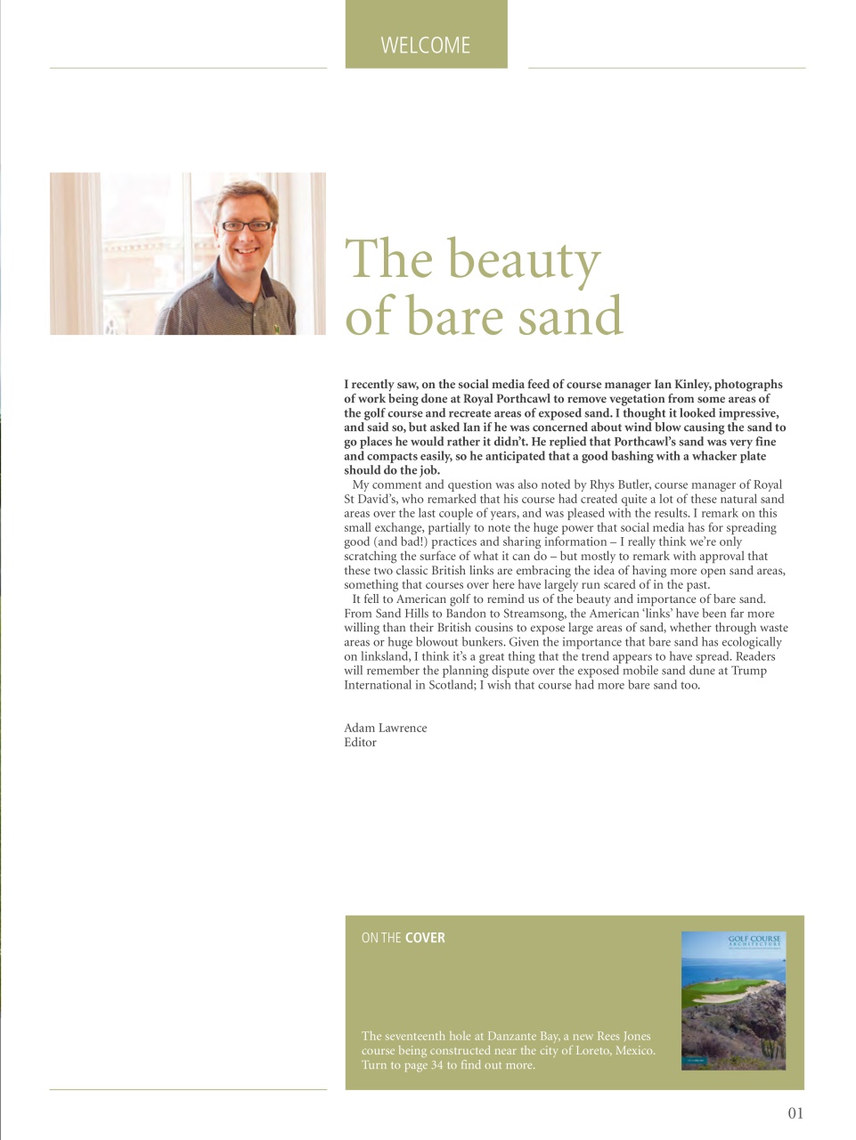 Golf Course Architecture Preview Pages