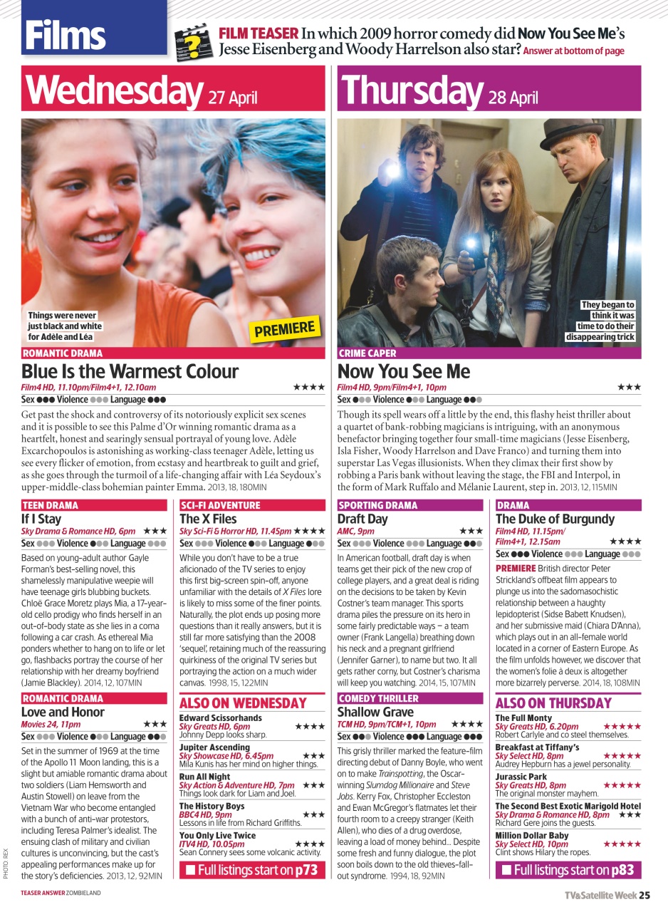 TV & Satellite Week Preview Pages