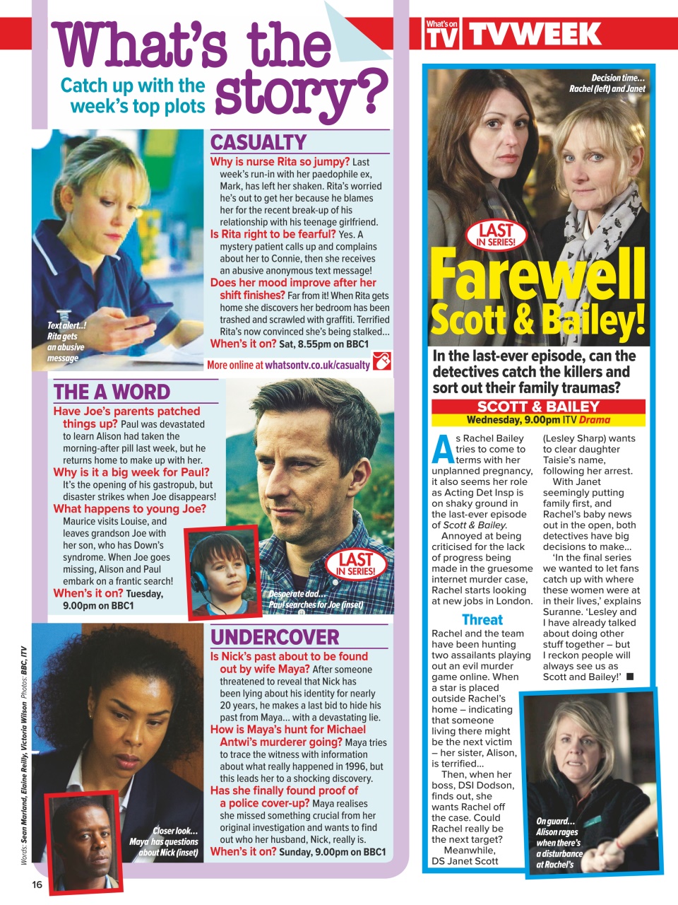 What's on TV Preview Pages