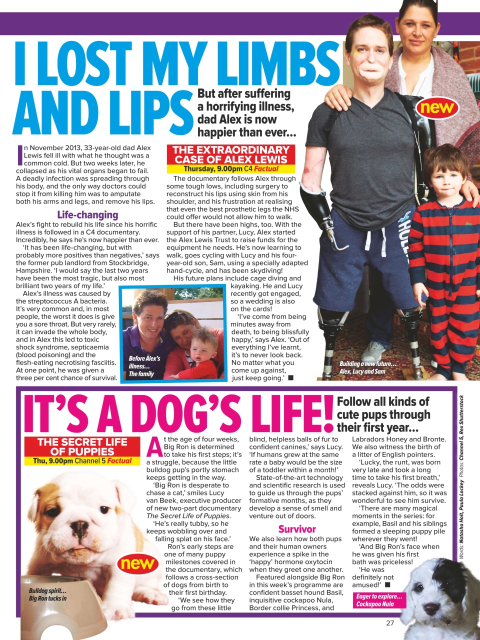 What's on TV Preview Pages