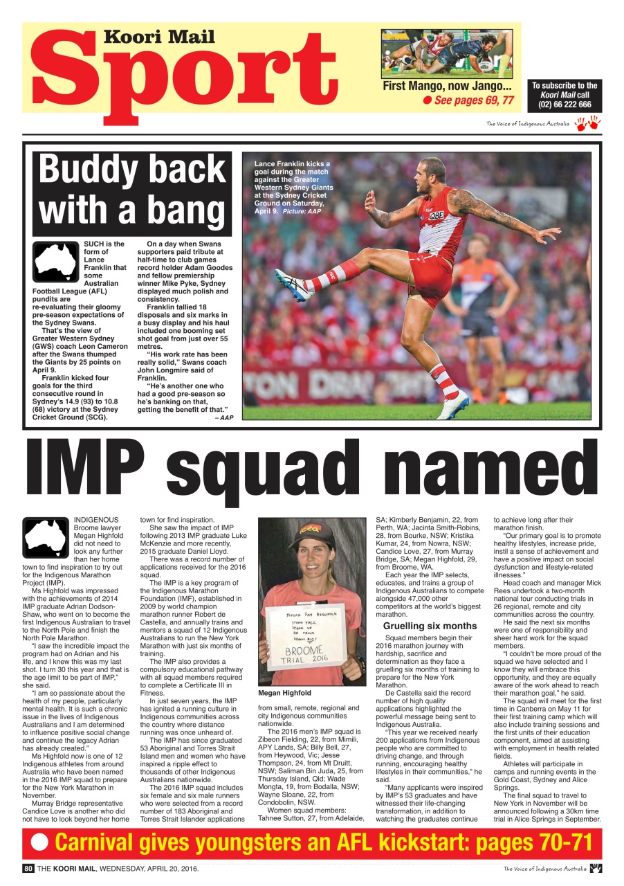 Koori Mail Preview Pages