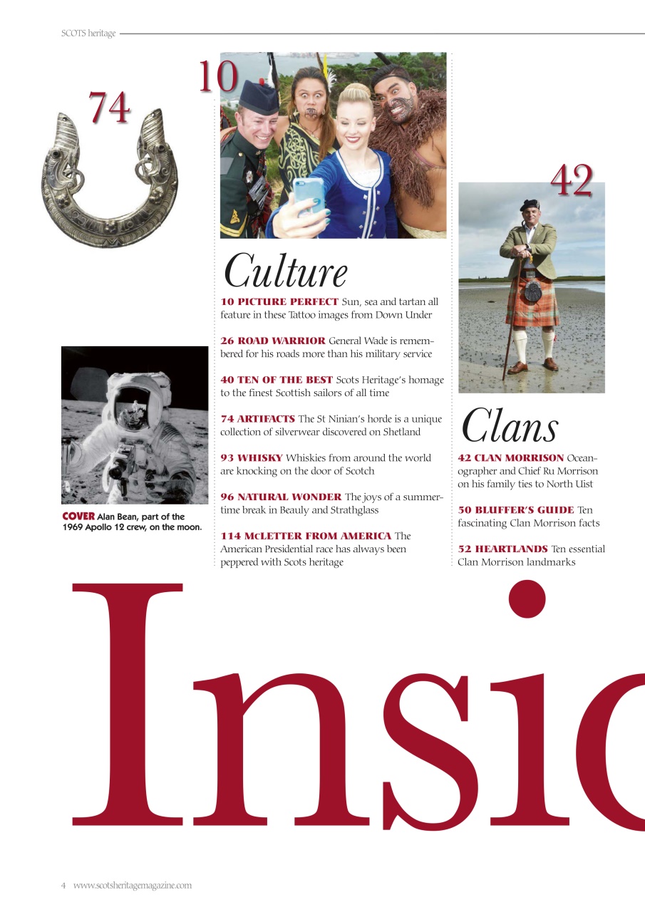 Scots Heritage Magazine Preview Pages