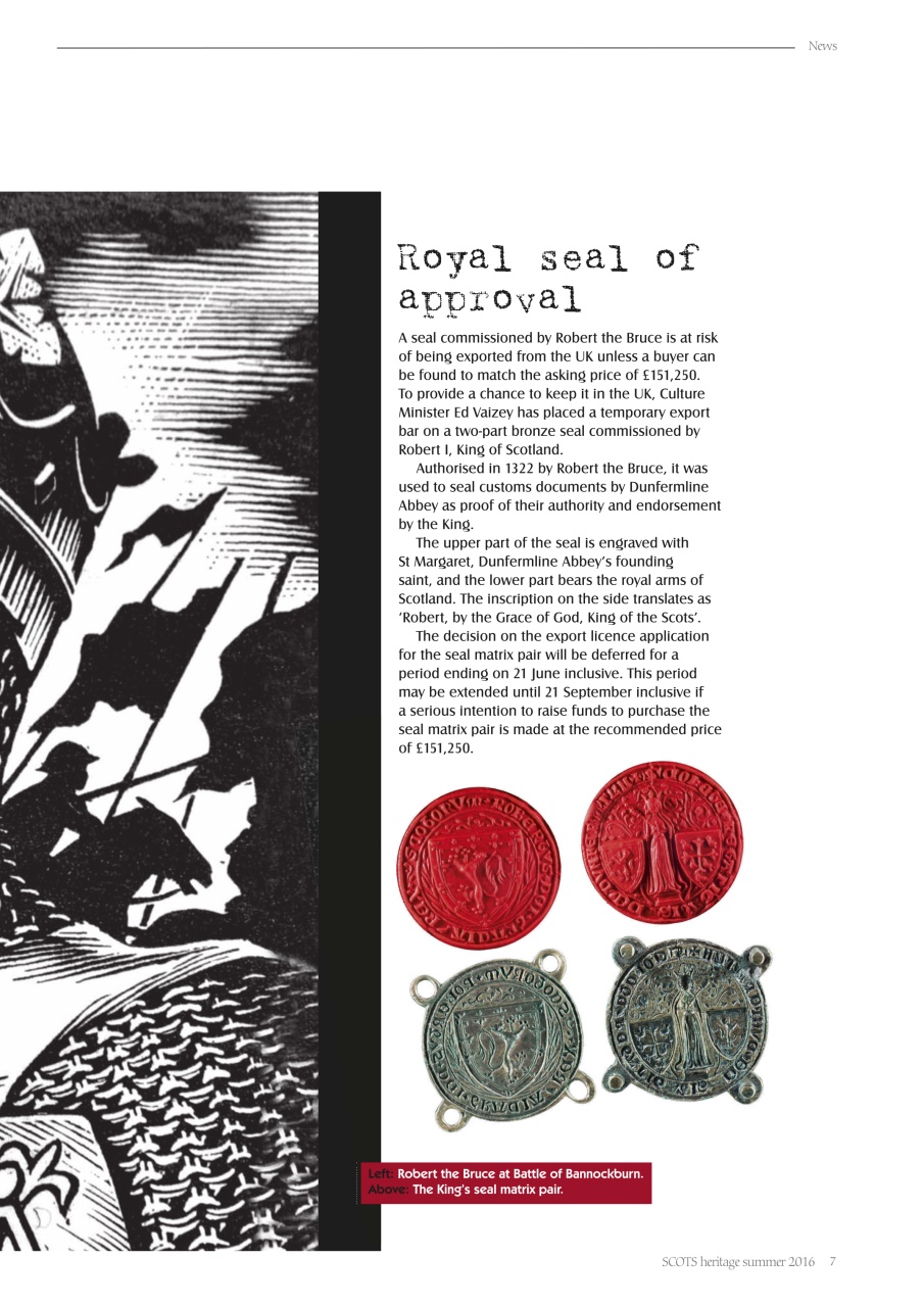Scots Heritage Magazine Preview Pages