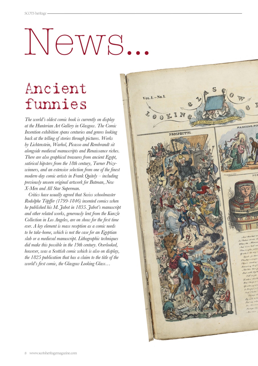 Scots Heritage Magazine Preview Pages