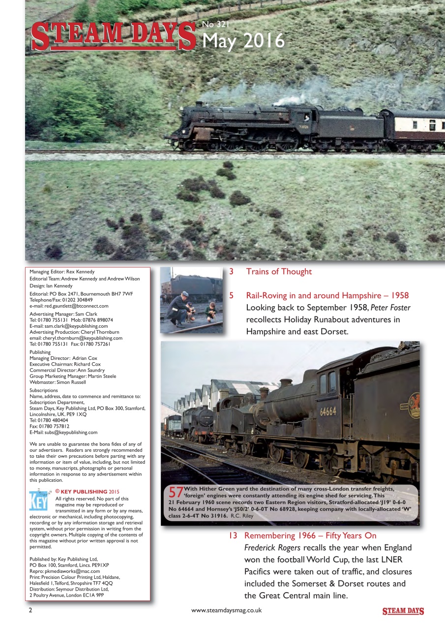 Steam Days Preview Pages